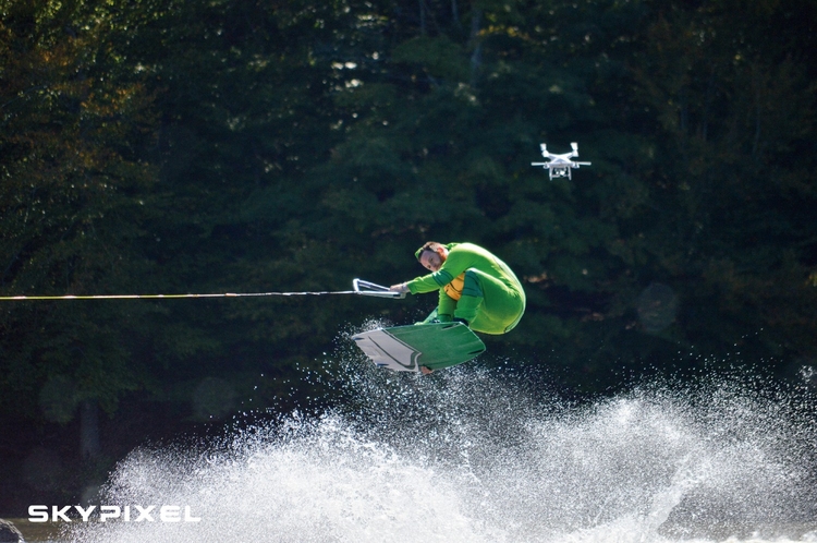 II miejsce kategorii amatorskiej "Drones in Use", "Wakeboard Chase!", fot. Robert Absher
